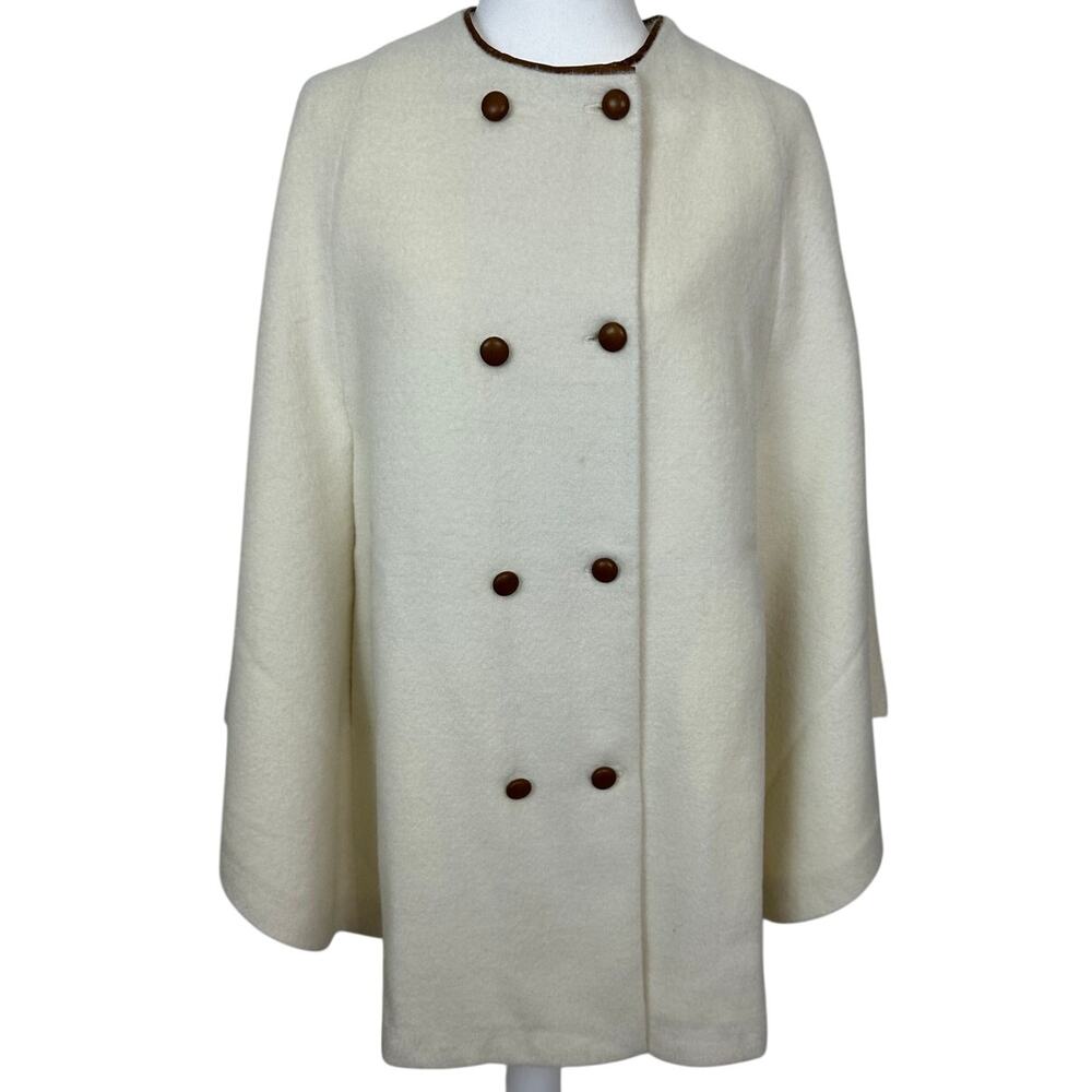 Schweltzer Women's Linen Collection Cape Off White O/S 80% Baby Alpaca 20% Wool